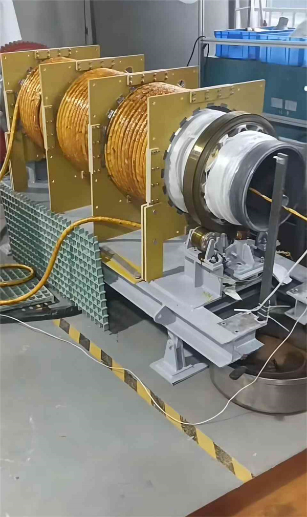 電磁加熱焙燒工業粉體，規格：?0.8×10米